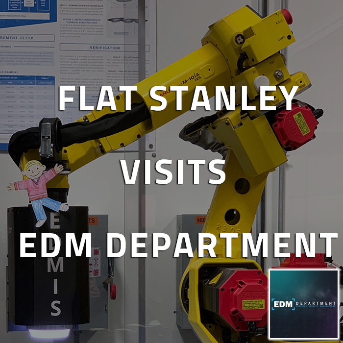 Flat Stanley Visits EDM Department