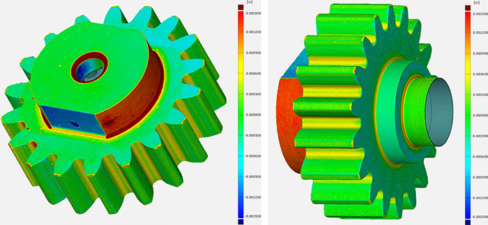 3D METROLOGY SERVICES – Micro Gear Form Inspection & Comparison to CAD